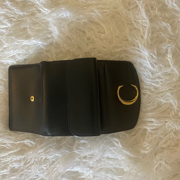 Chloe C Black Tri Fold Wallet - Picture 3 of 5